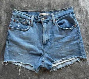 Levi High Rise Shorts Sz 30 thumbnail 1