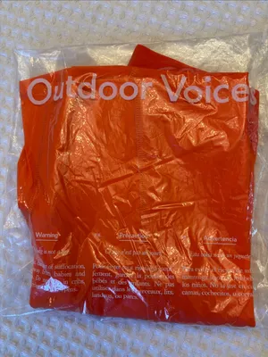 NEW! Outdoor Voices XXS Sundance SuperForm 5” Bright Orange Bike Yoga Shorts thumbnail 11