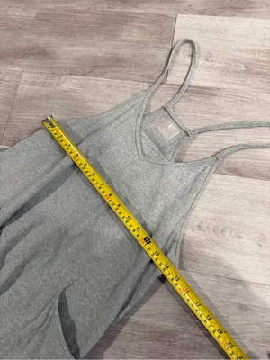 Free People Movement Hot Shot Onesie Heather Grey Size XS thumbnail 4