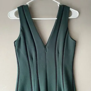 Adelyn Rae Office Siren Academia‎ V-Neck Fit & Flare Dress S Green thumbnail 8