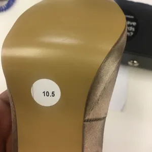 Size 10.5 gold heels 4.5 inch thumbnail 5