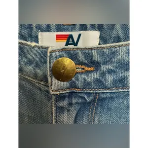 Aviator Nation Canyon Crop Jeans Mid Rise Vintage‎ Medium Wash Distressed 30 thumbnail 6
