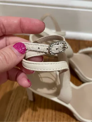 Sam Edelman Jade Perla Ivory Pearl Bridal Platform Heels Women’s Size 9.5 thumbnail 9