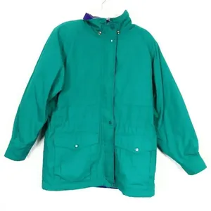 Vintage Towne by London Fog Green & Purple Jacket thumbnail 1