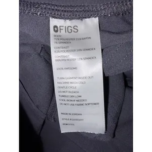 FIGS Technical Collection Zamora Jogger Scrub Pants Charcoal Gray XXL 1000207 thumbnail 4