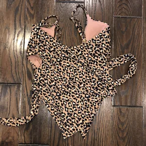 Aerie leopard print one piece swimsuit size medium thumbnail 7