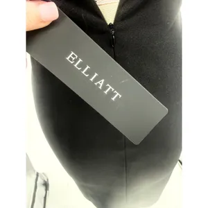 NWT Elliatt Jade V‎ Neck Fitted Mini Dress Black Ruffle Party Cocktail Sz Small thumbnail 5