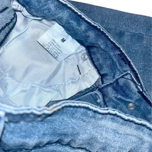 Zara High-Rise Light Blue Distressed Flare Jeans thumbnail 3