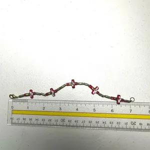 Cloisonné Red Cross bracelet Red thumbnail 8