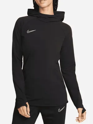 Nike Women's Dri-FIT Academy Hoodie size Large black thumbnail 1