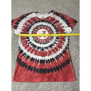 Large Alabama Crimson Tide NCAA Tie Dye Short Sleeve T-Shirt Graphic Tee thumbnail 5