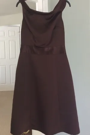 Aria Off‎ Shoulder Satin T-Length Cocktail Dress thumbnail 1