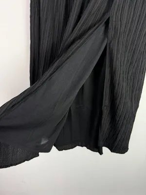 NWT Lulus Midsummer Memories Black Mid-Rise Maxi Skirt Size Small S NEW thumbnail 5