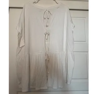 American Eagle size 2X women's tie back roll tab baby doll top blouse feminine thumbnail 7
