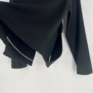 Crea Concept Blazer Jacket Womens Size 8 Black Knit Patch Pockets‎ Formal Wool thumbnail 10