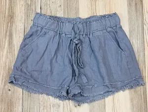 Rewash boutique pull on shorts blueish gray size small thumbnail 1