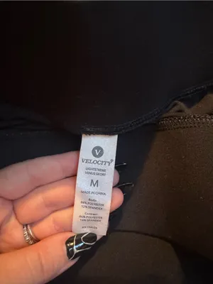 Velocity Black Athletic Skirt with Wide Waistband thumbnail 2