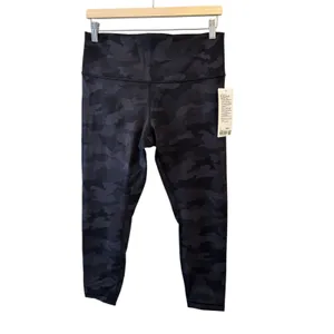 Lululemon wunder under High Rise Tight 25"Lux 12 NWT Camo Deep Coal Multi thumbnail 3