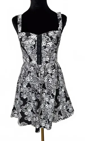 Y2K Royal Bones Dress Skull Whimsigoth Punk Goth Tripp Women's Size Medium thumbnail 1