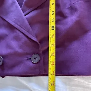 LINDA ALLARD ELLEN TRACY VINTAGE Dress Suit Sz 4 Linen Mix thumbnail 9