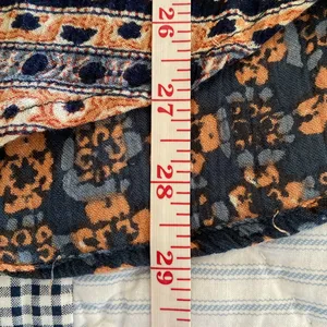 Free People Caravan Block Print Button Front Blouse Top S thumbnail 9