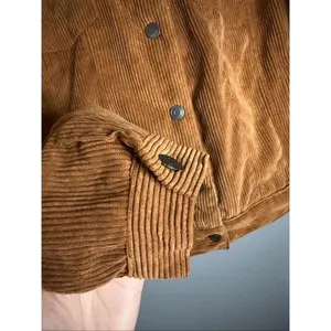 Ashely Sunrise Collection 26 International Brown Corduroy Lined Jacket XL thumbnail 3