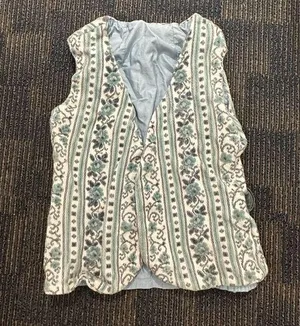 Vintage Vest Floral Multiple Size XS thumbnail 1