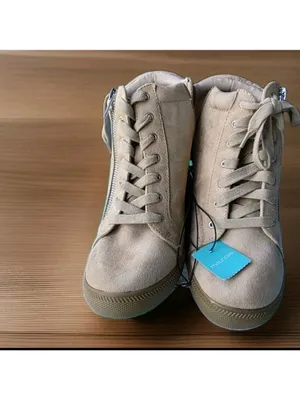 Maurices Beige Heeled Boots with Zipper thumbnail 2