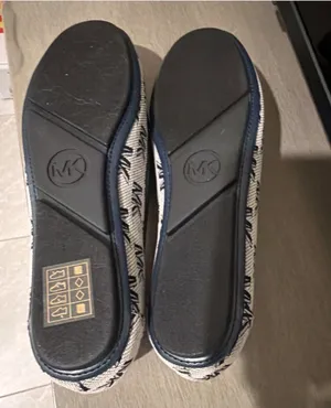 NWT Michael Kors Juliette MOC Loafers NAVY Leather Women Size 7 thumbnail 4