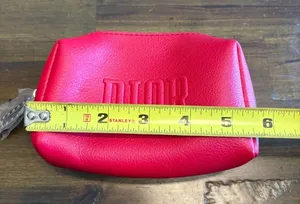 Dior Red Cosmetic Bag Hot Clutch Bag Make Up Case Travel Pouch Logo Small thumbnail 2