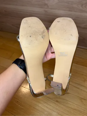 Dolce Vita Starlit Metallic Gold Strappy Heeled Sandals - Size 8.5 thumbnail 6