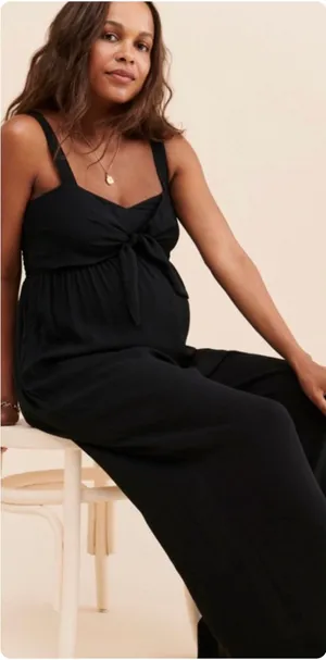 Hatch The Scarlet Jumpsuit Sleeveless Black Size 1 Small New thumbnail 1