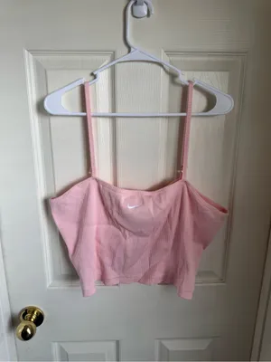 Nike Ribbed Crop Tank Top thumbnail 2