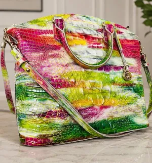 Brahmin Duxbury Satchel Delight Melbourne Multicolor Leather NWT thumbnail 1