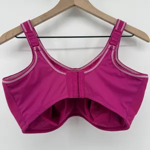 Wacoal 855170 Simone Sport Underwire Bra Magenta Pink 38H Full Coverage Unlined thumbnail 2