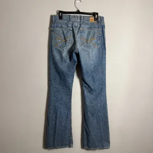 BKE Harlow Bootcut Denim Jeans Women's 31x33.5 Medium Wash Mid Rise Y2K Retro thumbnail 4