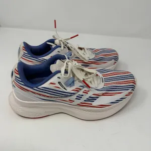 Saucony Women's Ride 15 Banner Running Shoe White Red Blue Striped Women Size 7 thumbnail 10