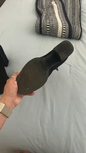 Black ankle booties Size 7 thumbnail 4