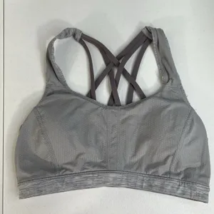 Lululemon Sz 6 Free To Be Serene Bra Light Support C/D Cup Nimbus Battleship thumbnail 8