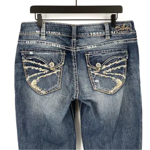 Silver Jeans Suki Surplus Bootcut Jeans Medium Wash 34/31 thumbnail 8