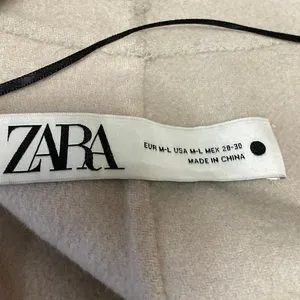 Zara Women's Beige Sleeveless Belted Pocket Long Trench Coat Jacket Size M/L thumbnail 4