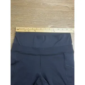 Lululemon Wunder Under Leggings Women's Est 6 Black Rib Pocket High Rise 25" thumbnail 4