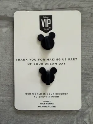 2026 Disney World VIP Tours Exclusive Private Tour Plaid Mickey Hat Pin thumbnail 6