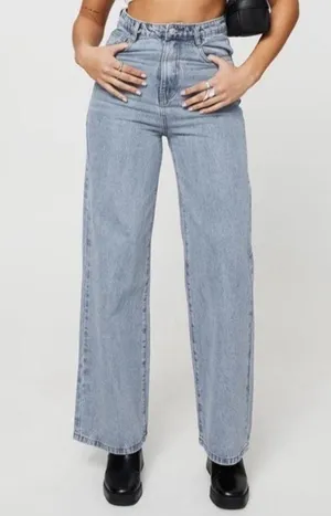 Princess Polly High Rise Straight Leg Stovepipe Jeans Light Wash Women’s Size 6 thumbnail 11