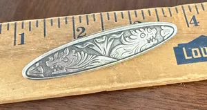 Vintage Silver Tone Brooch thumbnail 1
