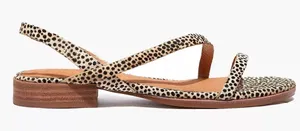‎Madewell Dalmatian animal print sandals thumbnail 1