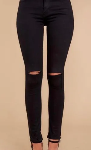 Just Black Denim Distressed Jeans thumbnail 3