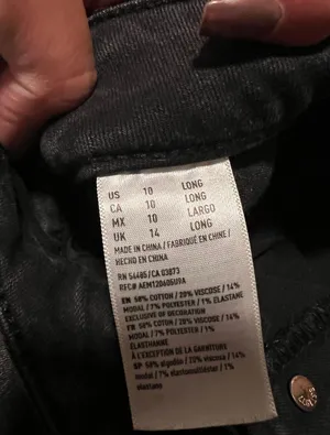 American Eagle Outfitters Denim Black Skirt thumbnail 3