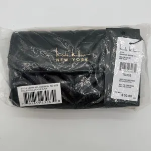 Nicole Miller New York Black Quilted Chain Strap Crossbody Bag Purse NWT thumbnail 4