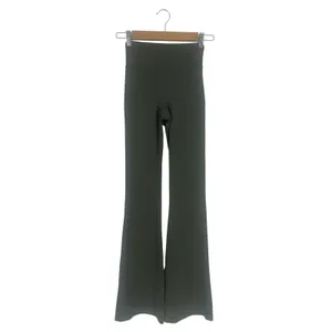 Lululemon Groove Super-High-Rise Flared Pant Army Green Size 0 Nulu thumbnail 2